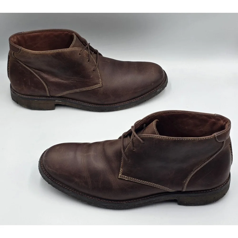 Johnston‎ & Murphy Copeland Chukka Boots Mens 10.5M 25-1870 Brown Leather